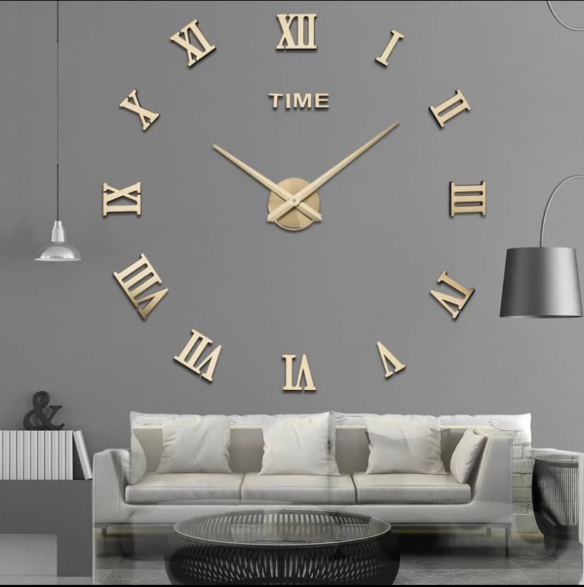 Horloge murale 3D