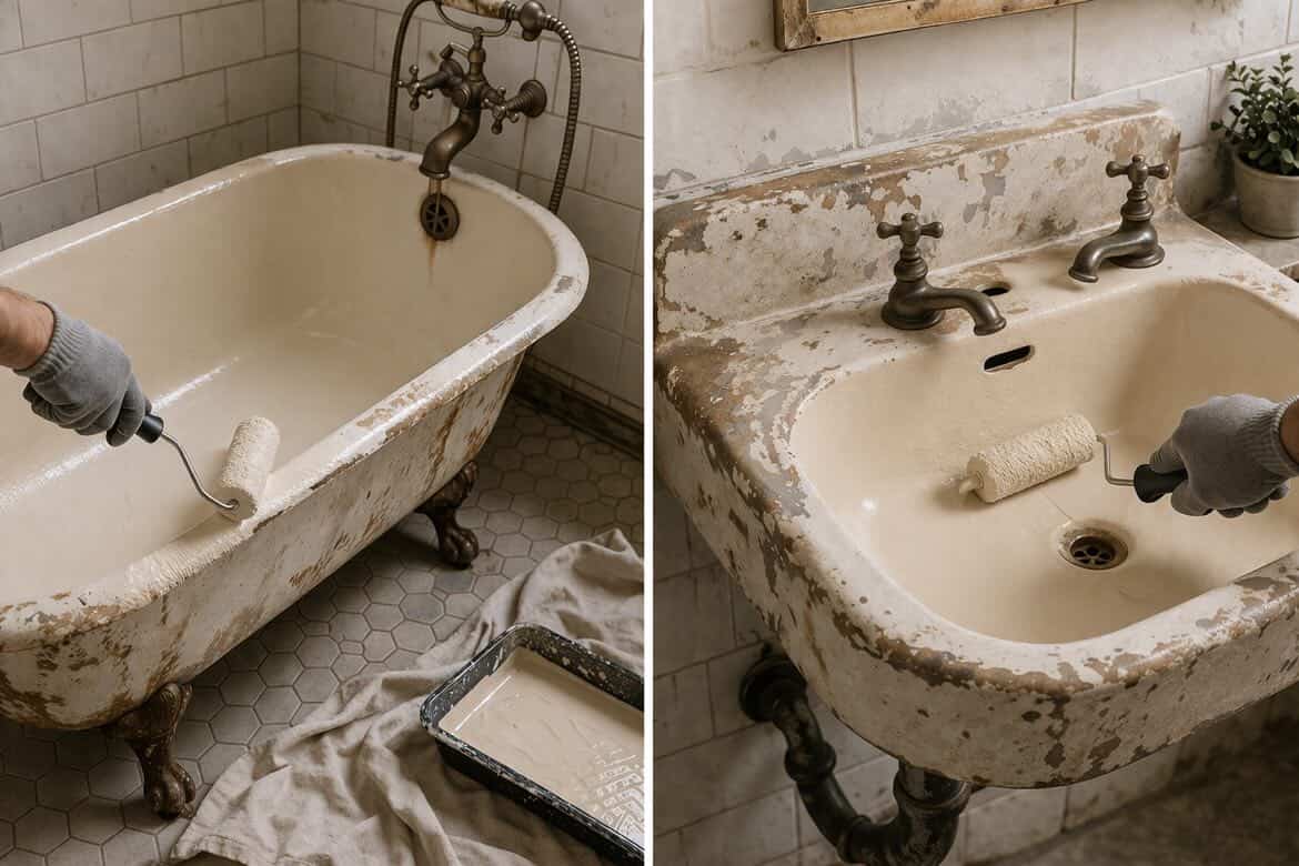 baignoire و avaboدهان ريزين مخصص