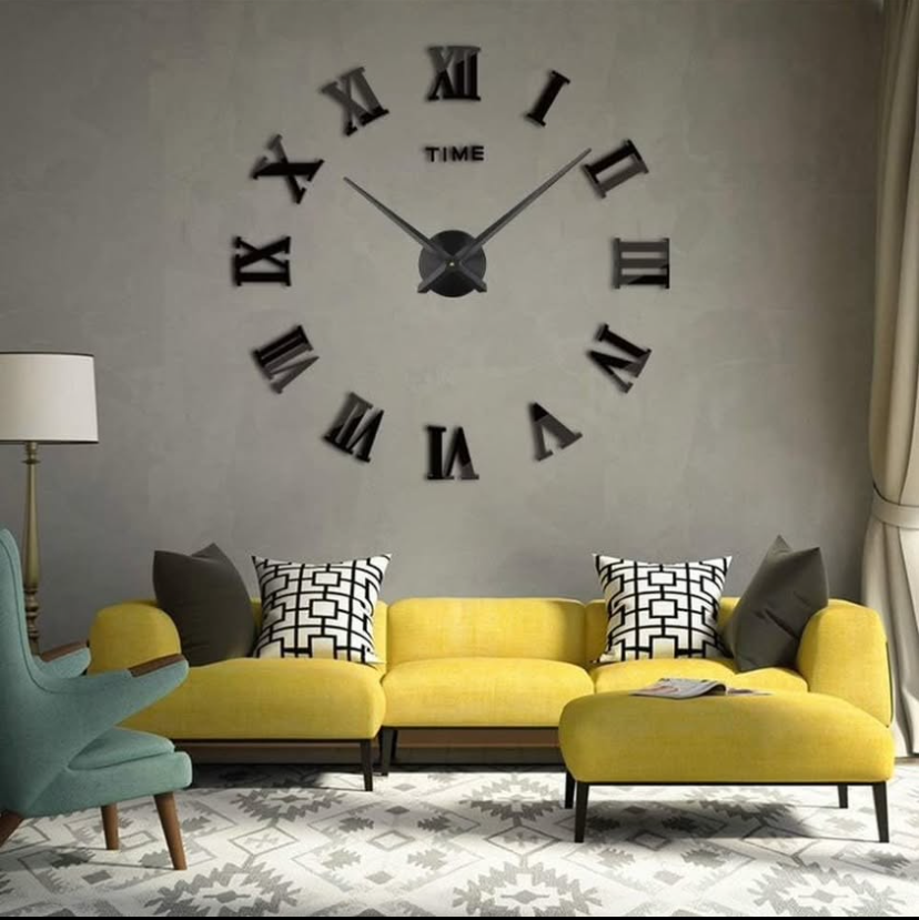 Horloge murale 3D
