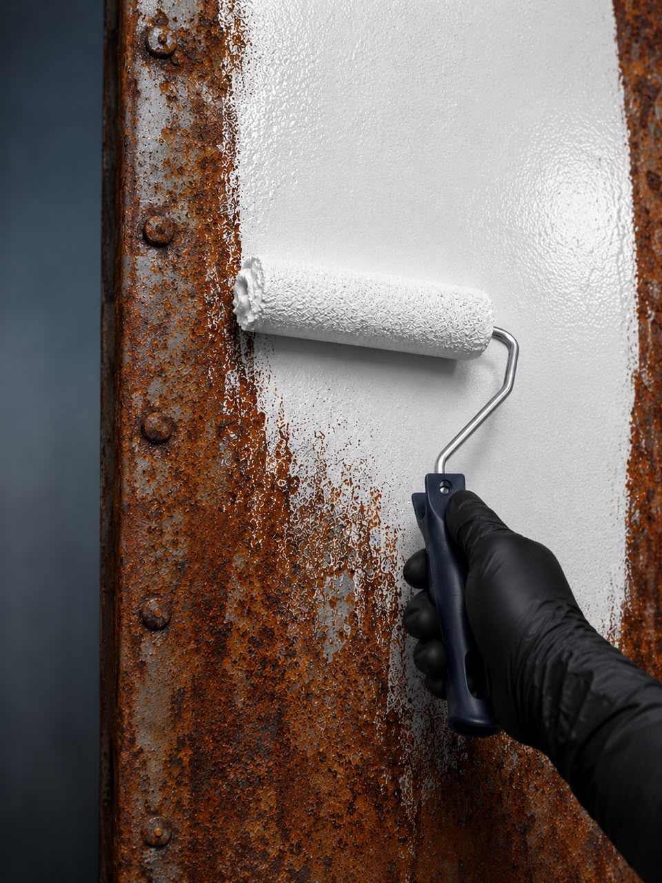 peinture résine anti-rouille +600c°
