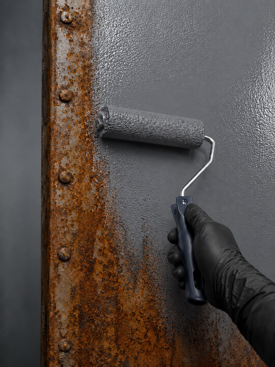 peinture résine anti-rouille +600c°