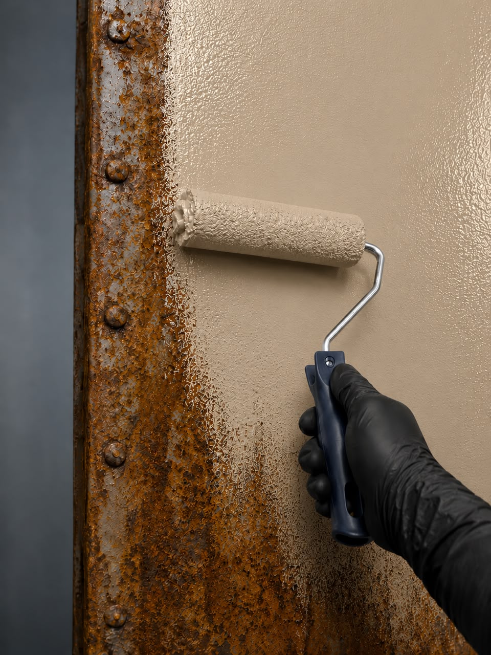 peinture résine anti-rouille +600c°