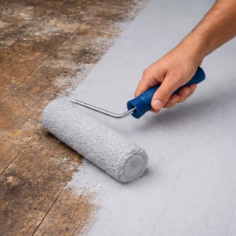 Peinture résine carrelage